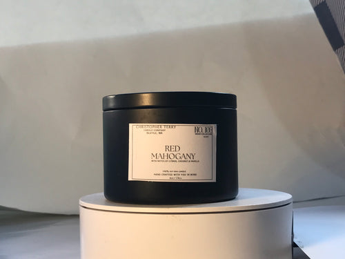 No. 103 RED MAHOGANY CANDLE