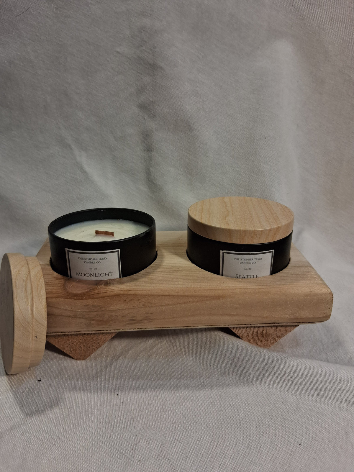 THE CHRISTOPHER TERRY CEDAR HOLDERS (DOUBLE)