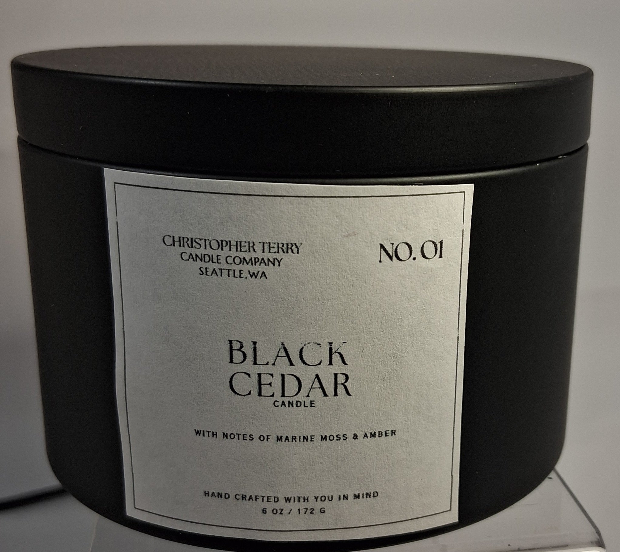 No. 101 BLACK CEDAR CANDLE