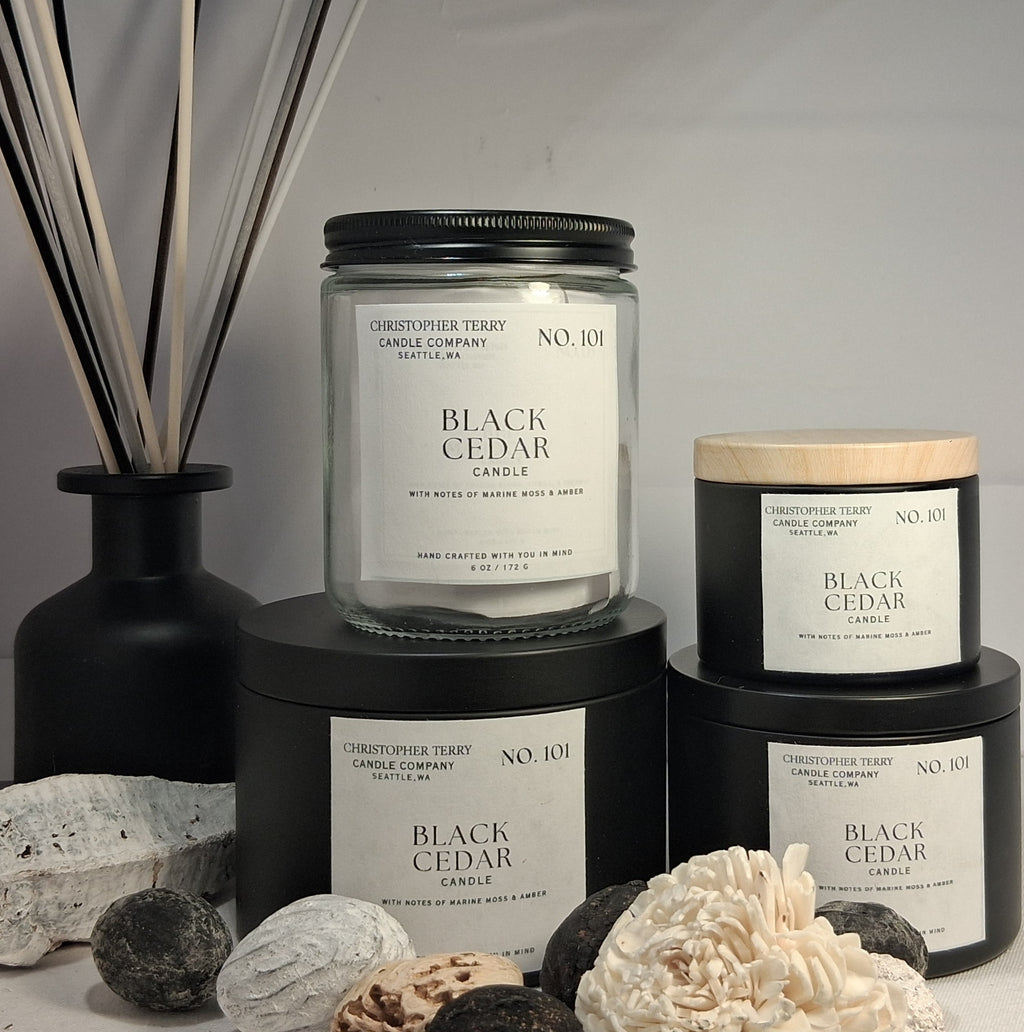 No. 101 BLACK CEDAR CANDLE
